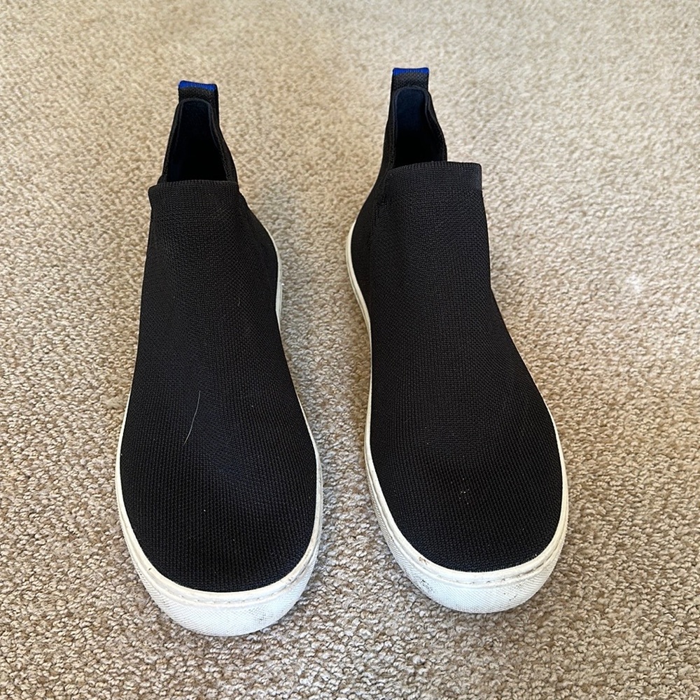 Rothy's Shoes | Rothy’s Black High Top Slip-on Sneaker